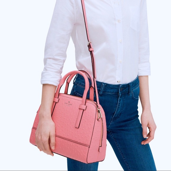 “Final price “Kate Spade Riverside Street Ostrich
Embossed Felix handbag - Picture 3 of 7